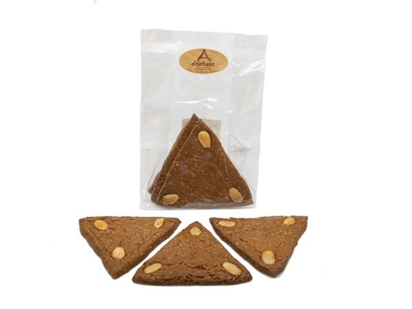 Driekant amandelspeculaas 3st