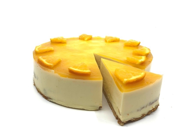 Sinaasappelkwarktaart